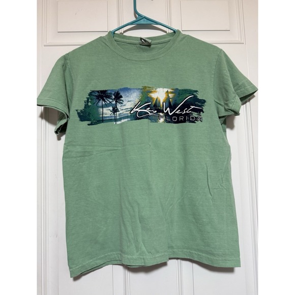Key West Florida Crazy Shirts Key Lime  Dyed Size Large Shirt - Picture 1 of 7